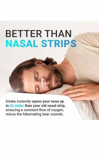 ANTIL'S Magnetic Anti-Snoring Nose Clip (Pack of 15) | Nasal Strips for Breathing Relief | Sleep Aid Snore Stopper Device for Men &amp; Women | Reusable Nose Dilator for Better Sleep &amp; Easy Breathing